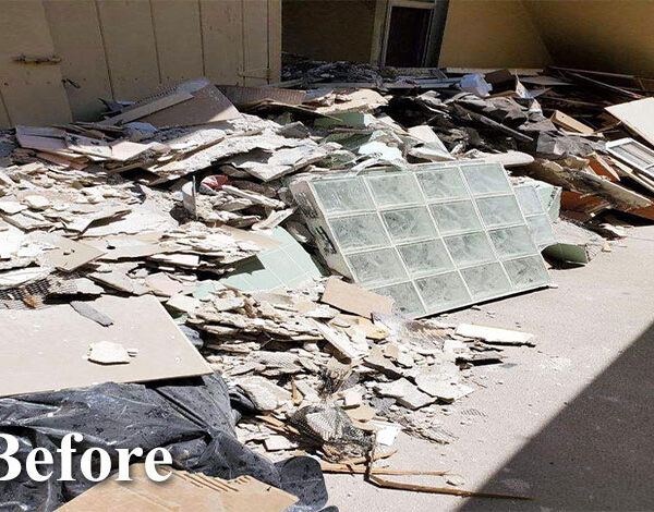 4 Hauling away Before